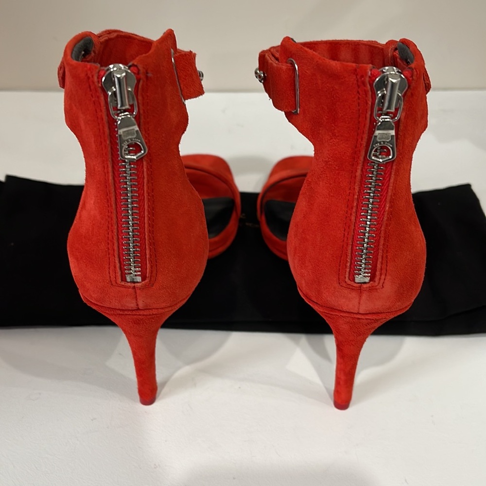 Rag & Bone Tamira sandal red suede - Picture 7 of 8